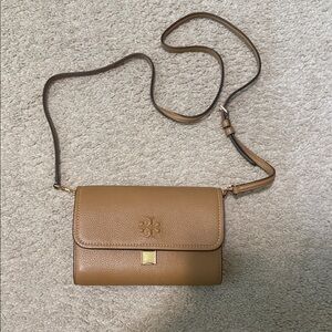 Tory Burch Tan Leather Crossbody Bag